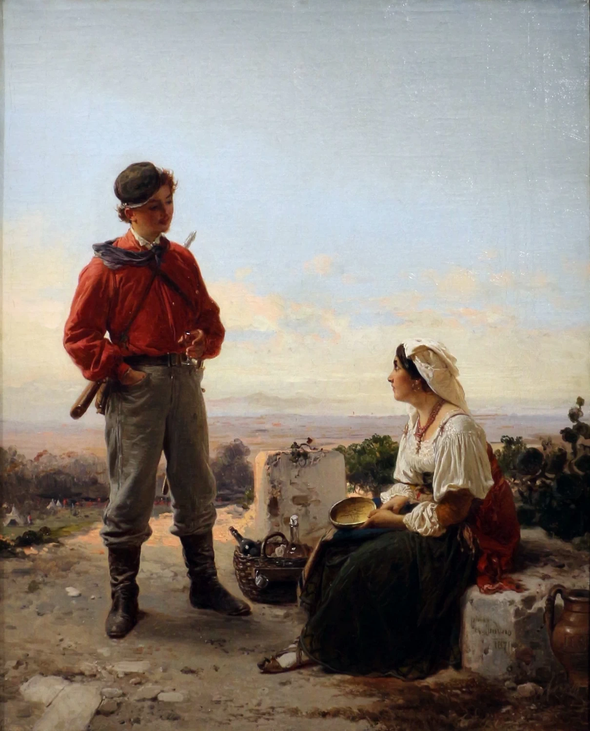 Il garibaldino - Gallerie di piazza della Scala, 1871